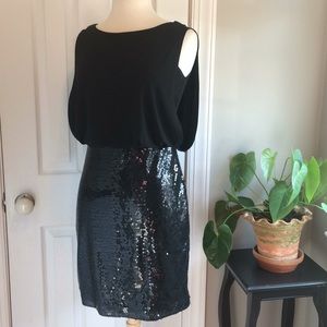 Cynthia Rowley Black Party Dress, Size 8
